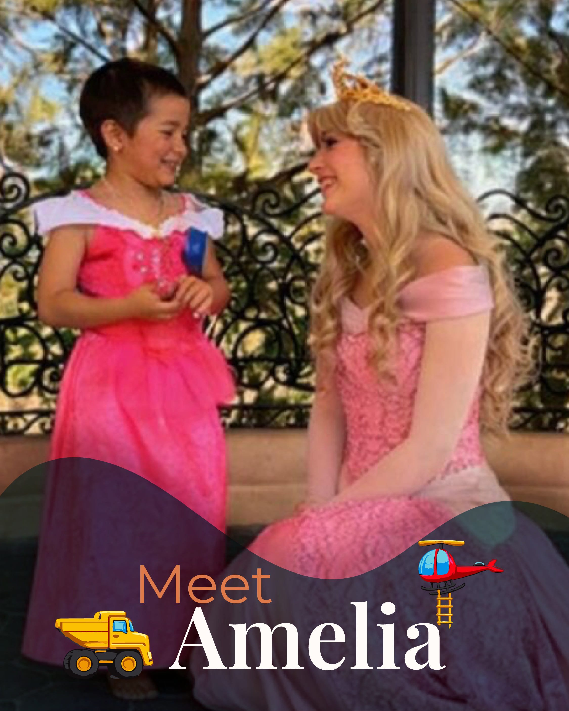 Meet Amelia, a child assisted by Parker Project