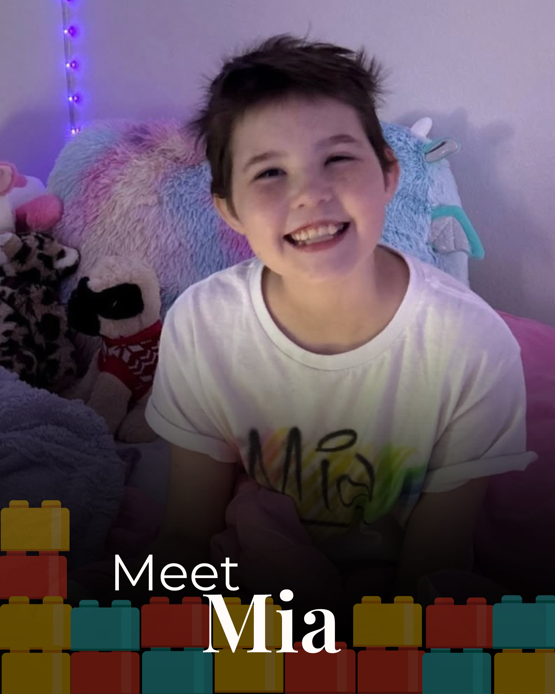Meet Mia, a child assisted by Parker Project